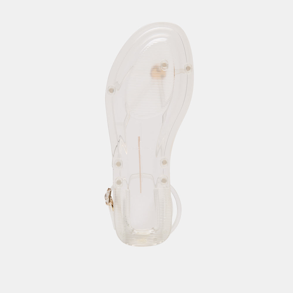 Kenley Vinyl Crystal Jelly Sandals / Dolce Vita