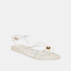 Kenley Vinyl Crystal Jelly Sandals / Dolce Vita