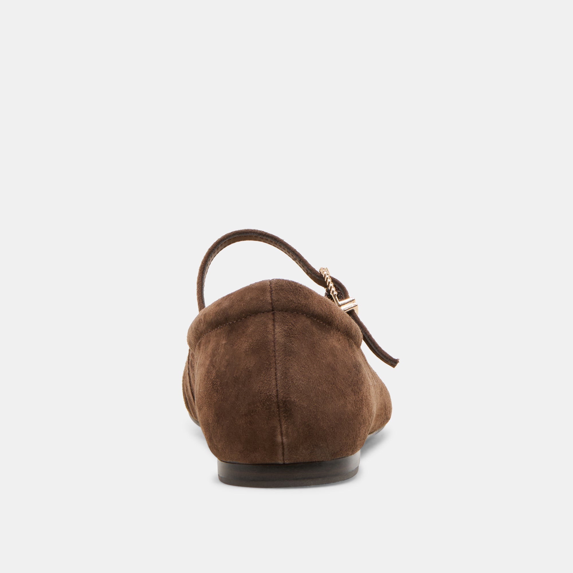 Reyes Dk Brown Suede Ballet Flats / Dolce Vita