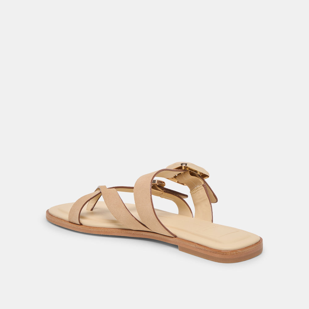 Shore Camel Suede Sandals / Dolce Vita