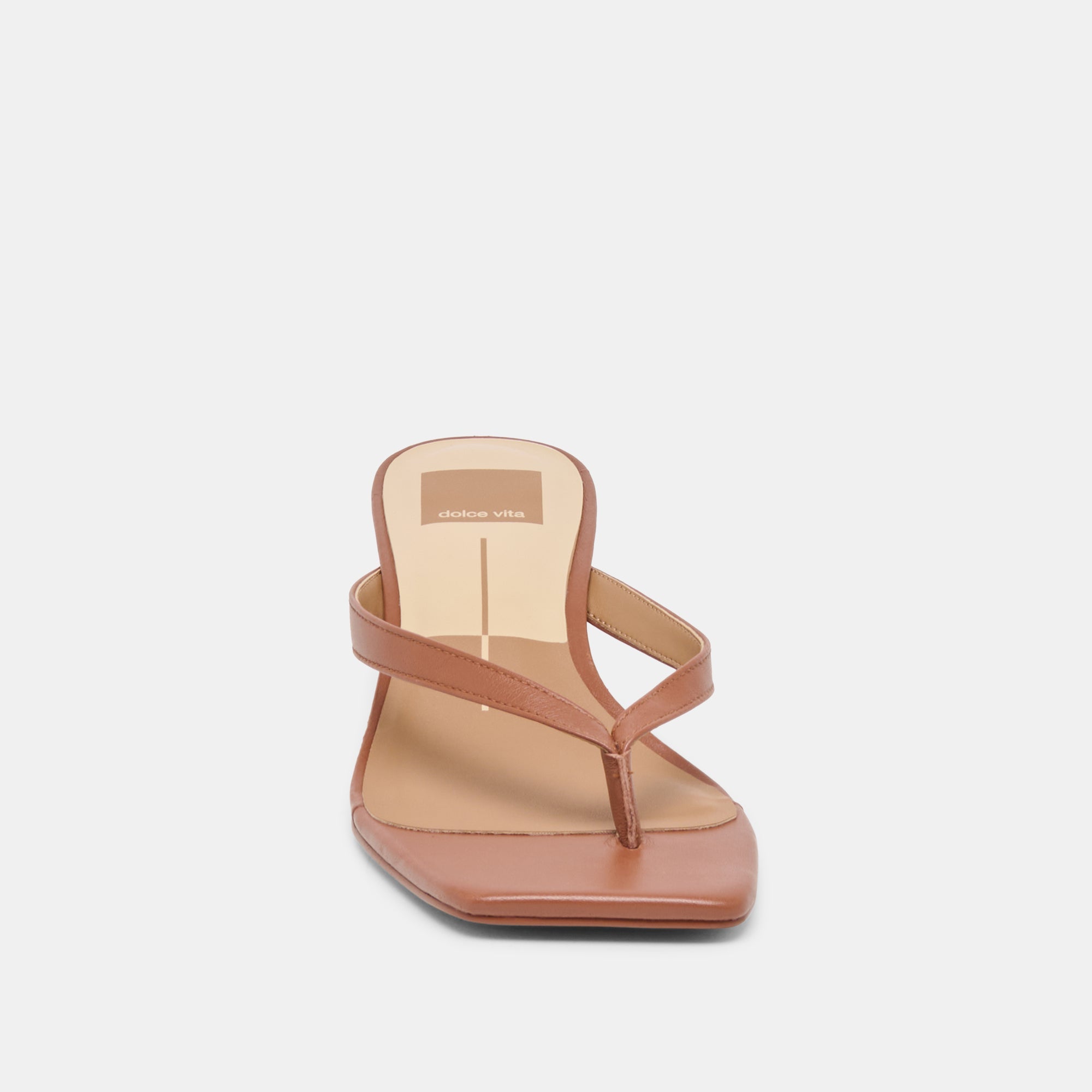 Ramia Cognac Leather Heels / Dolce Vita