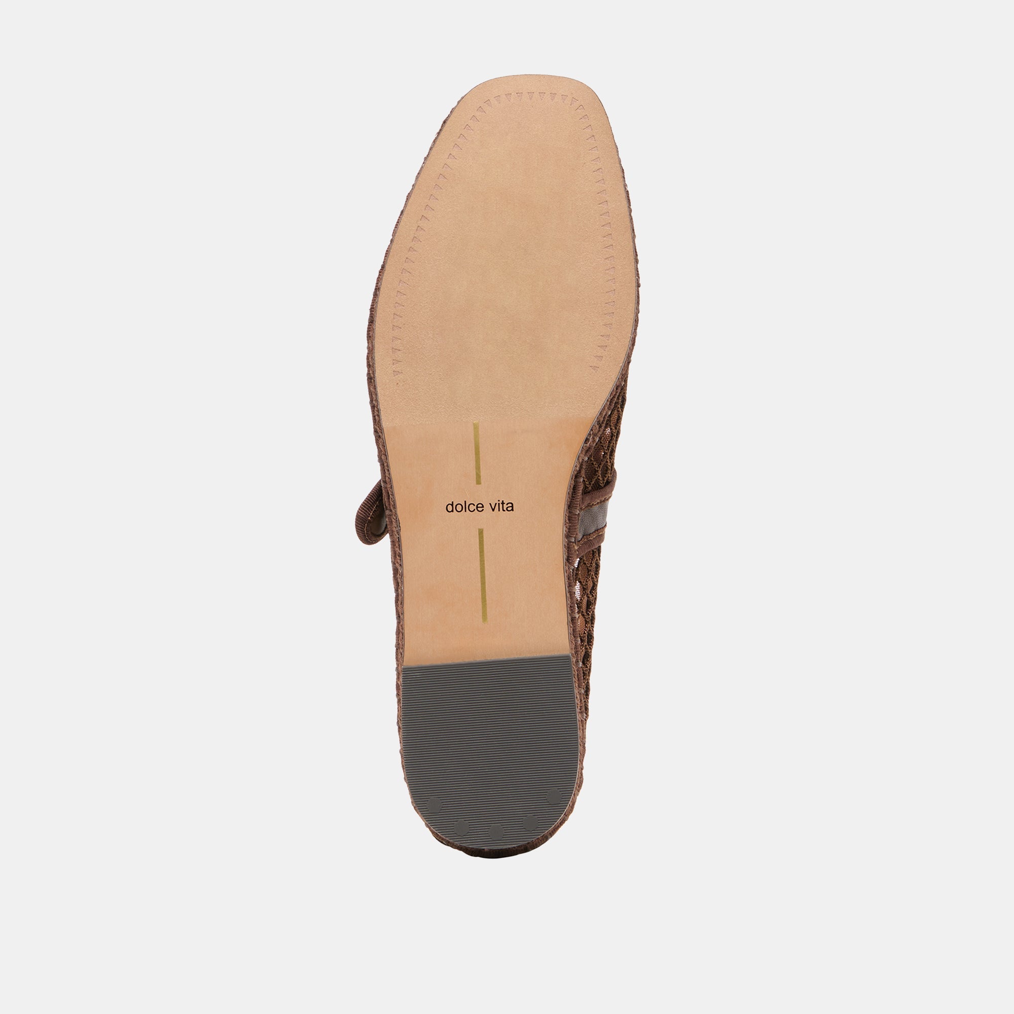 Milie Chocolate Woven Mesh Flats / Dolce Vita