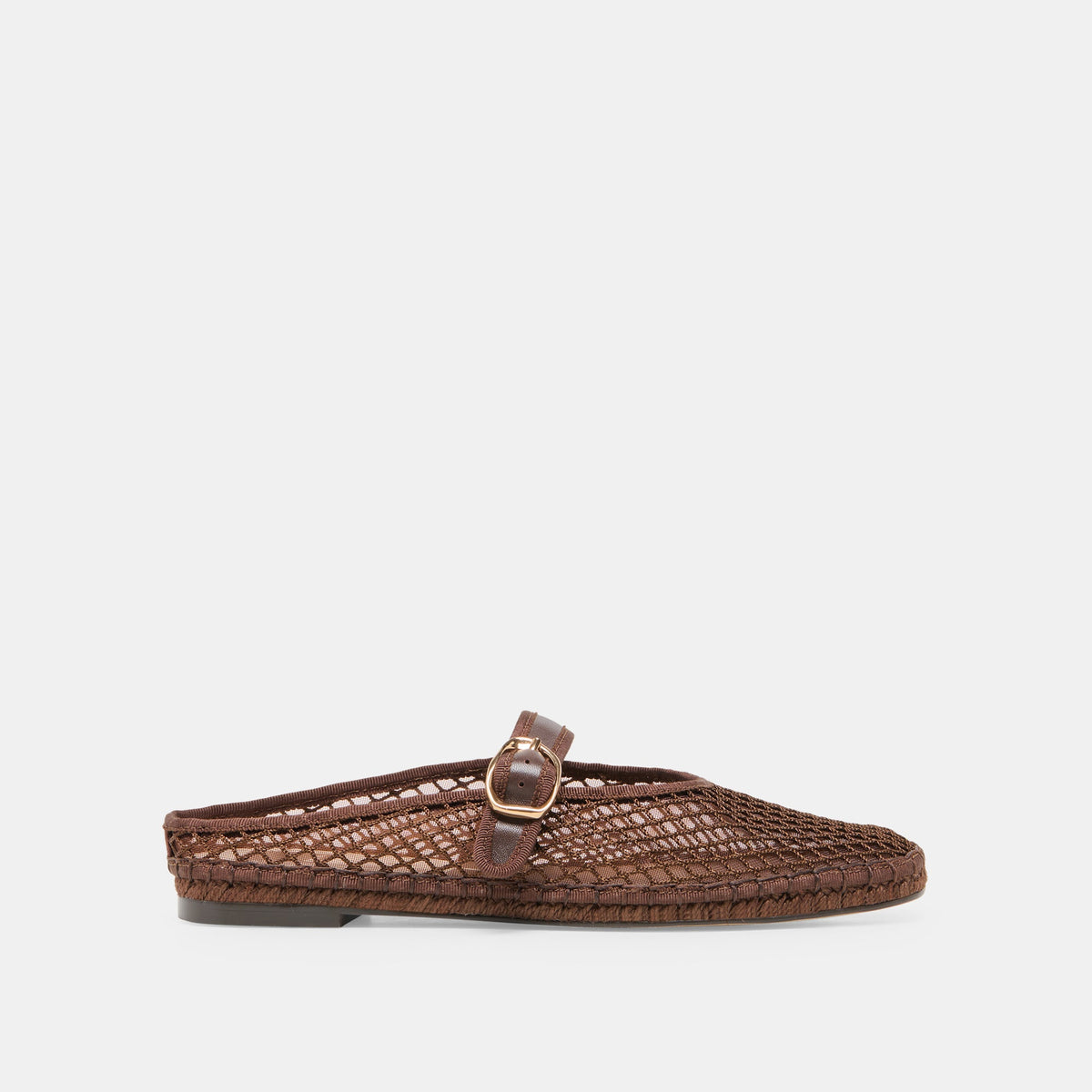 Milie Chocolate Woven Mesh Flats / Dolce Vita