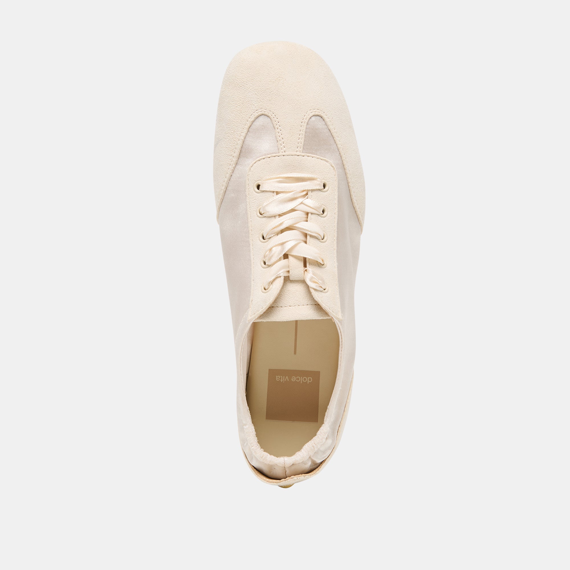Itzy Vanilla Satin Sneakers / Dolce Vita