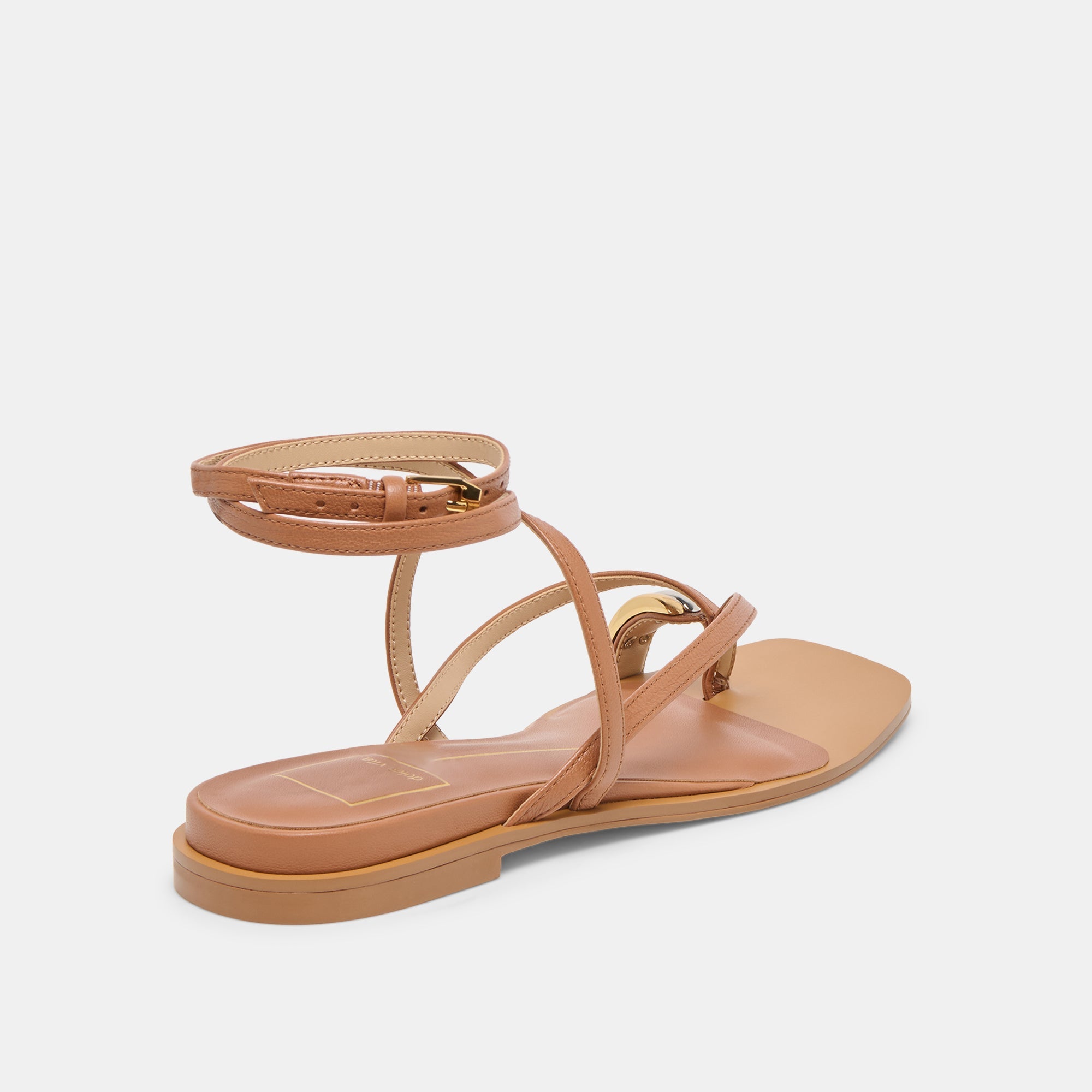 Tyrice Espresso Leather Sandals / Dolce Vita