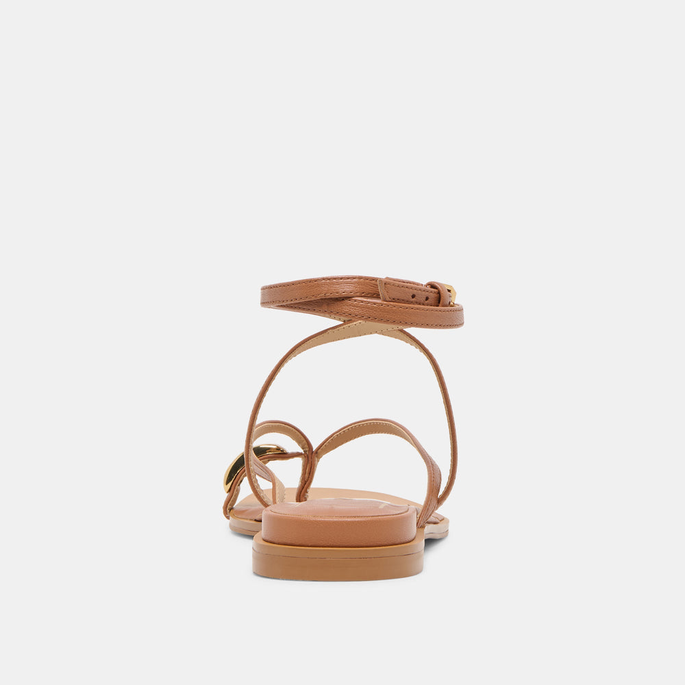 Tyrice Espresso Leather Sandals / Dolce Vita