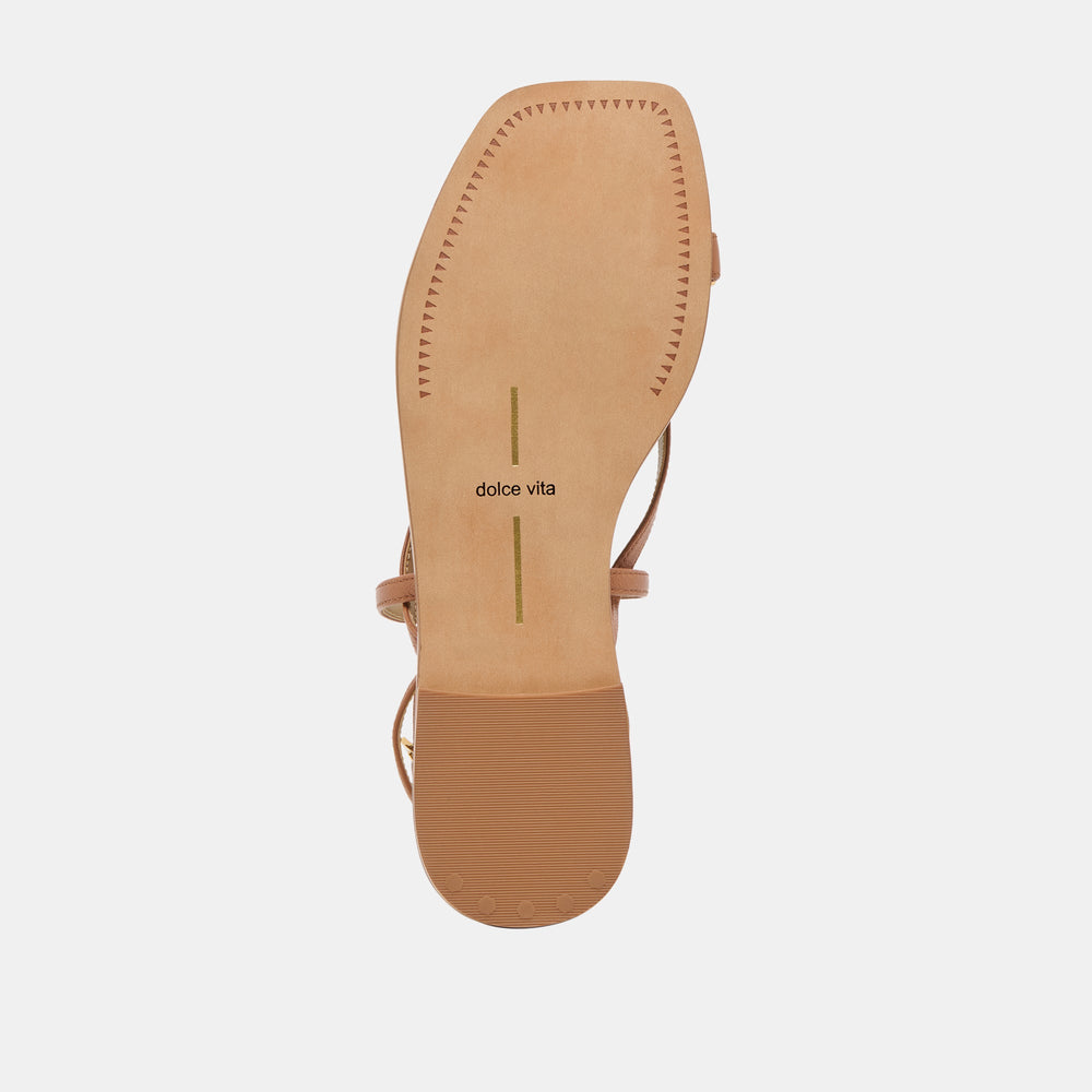Tyrice Espresso Leather Sandals / Dolce Vita