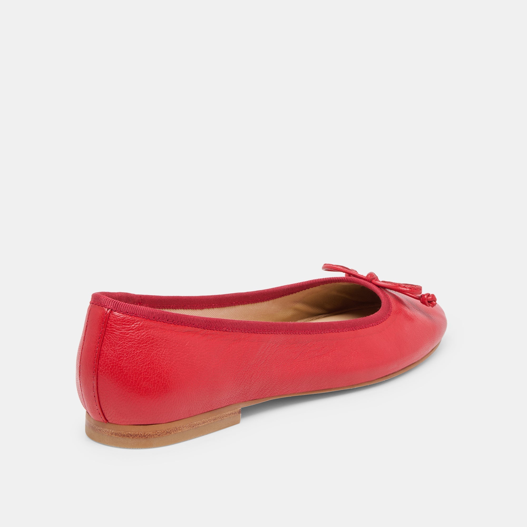 Ritla Cherry Leather Ballet Flats / Dolce Vita