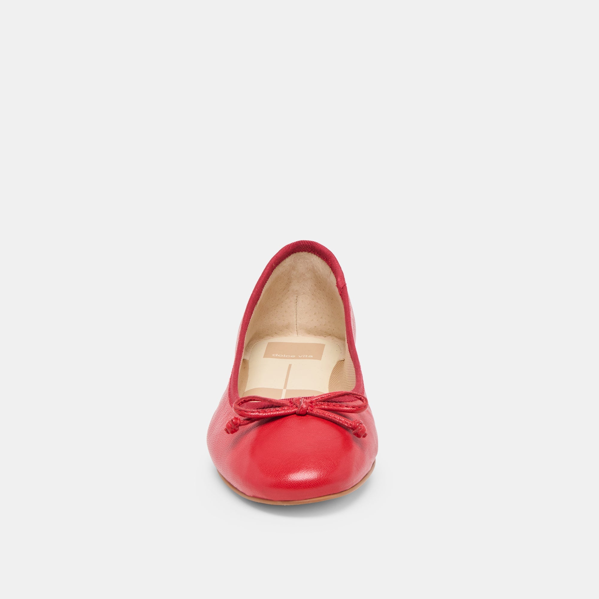 Ritla Cherry Leather Ballet Flats / Dolce Vita