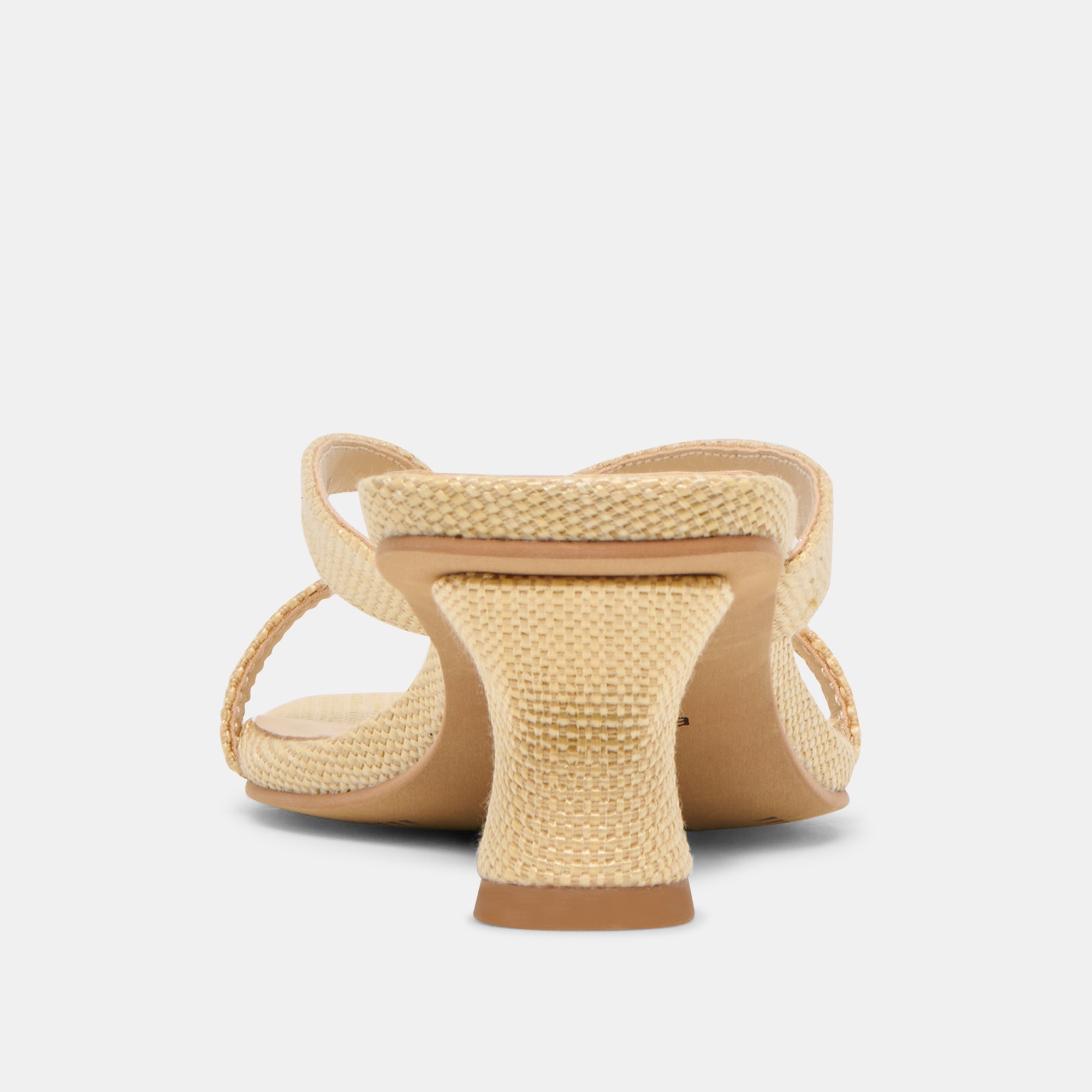 Brevel Natural Raffia Heels / Dolce Vita