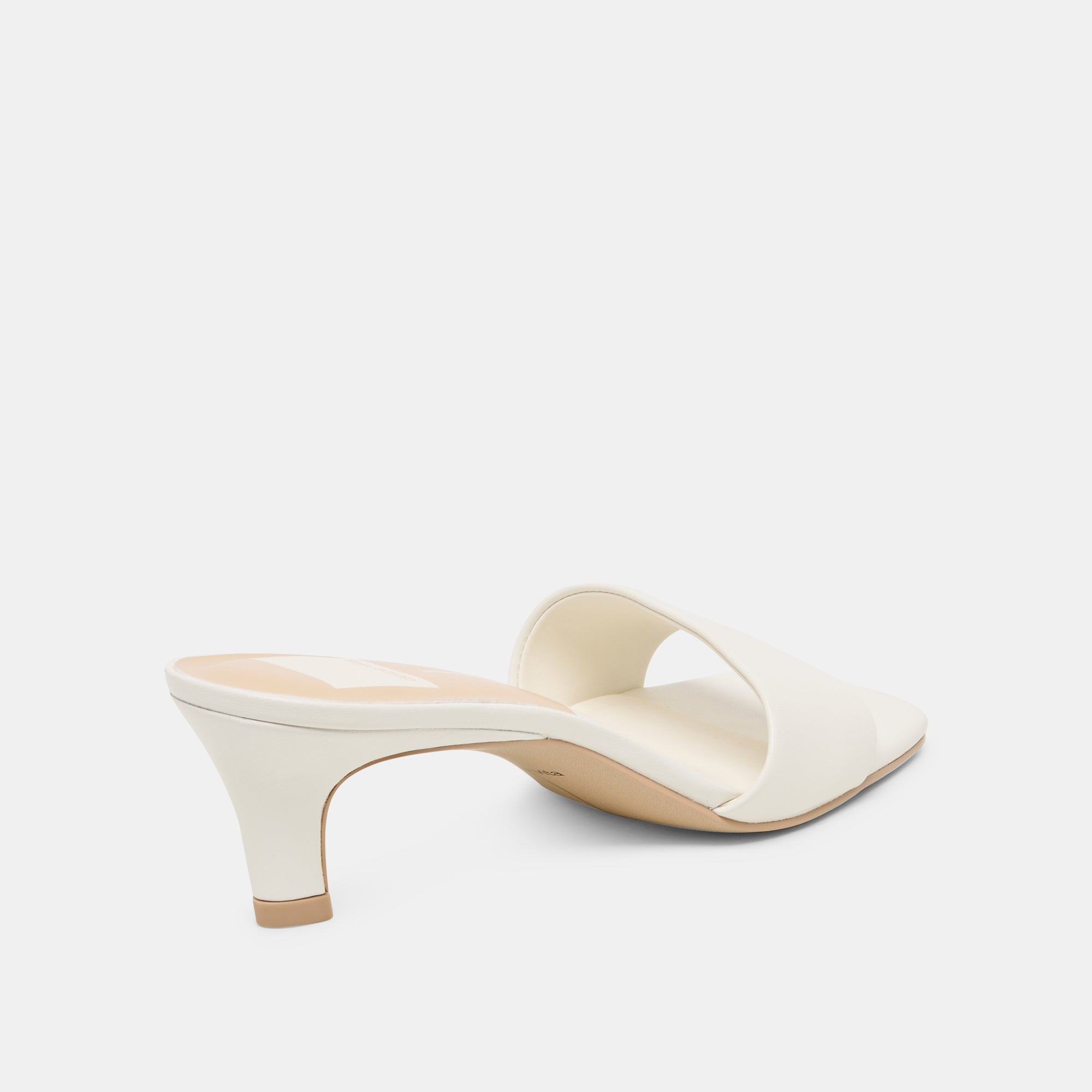 Rexa True White Leather Heels / Dolce Vita