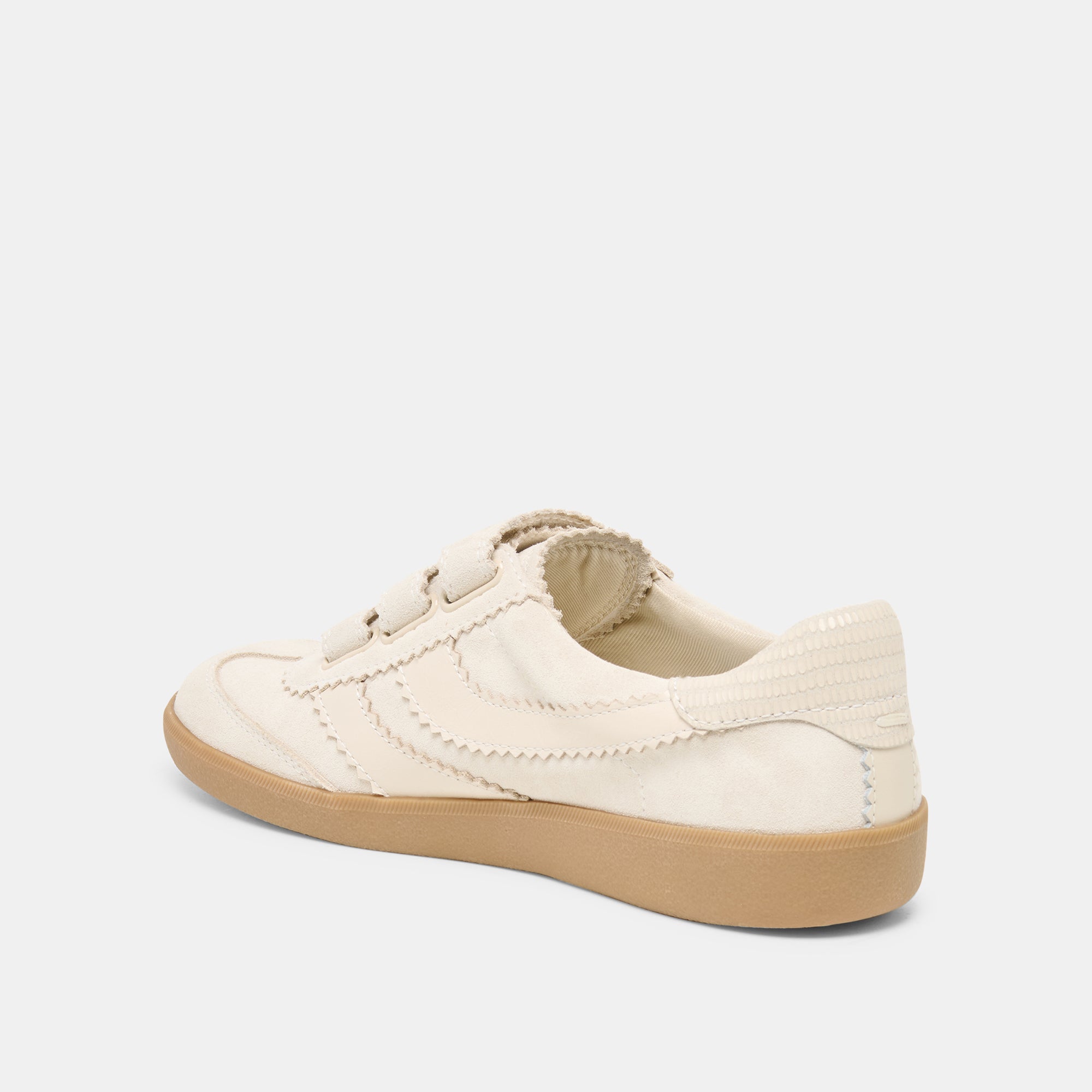 Merit Velcro Ivory Leather Sneakers / Dolce Vita