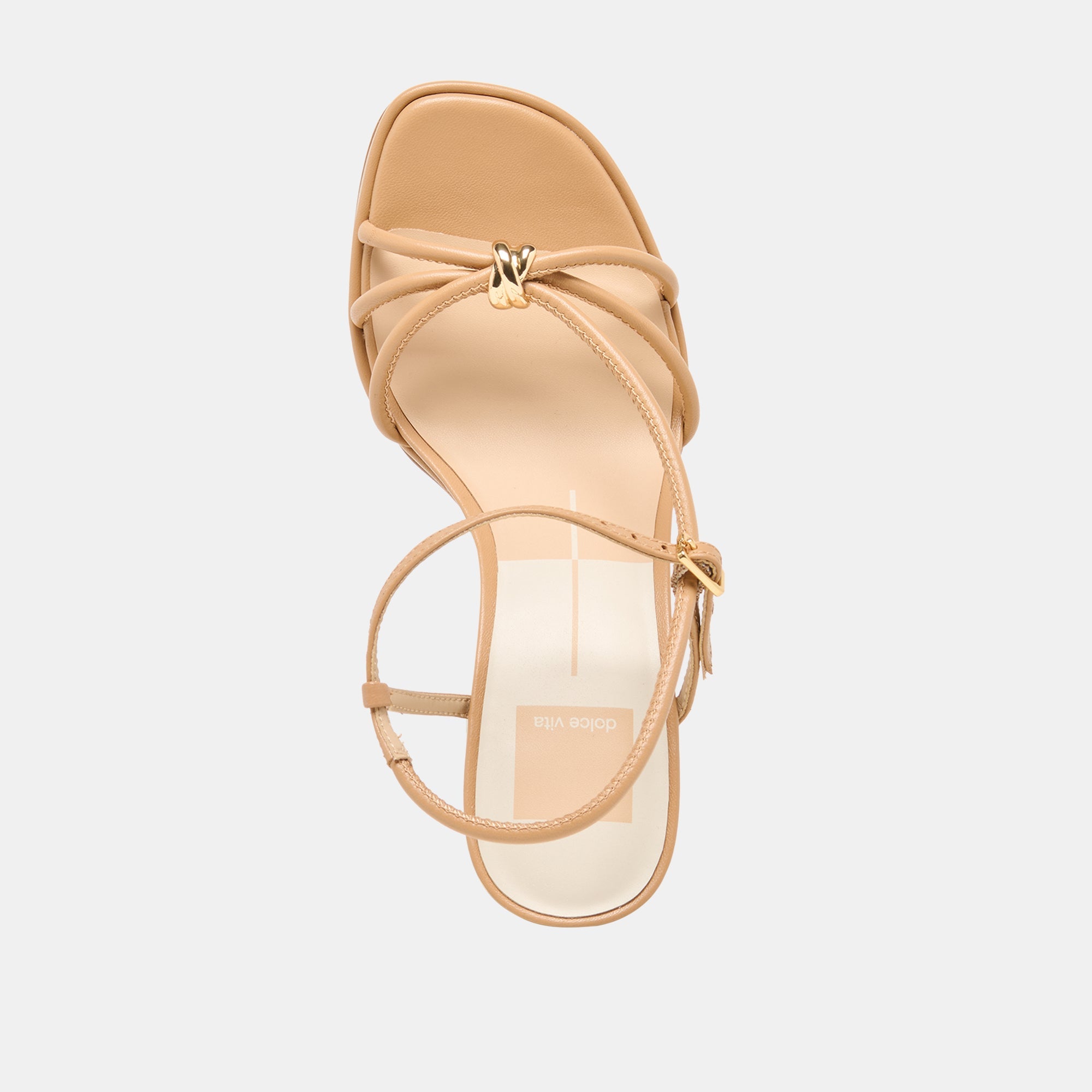 Odete Lt Tan Leather Heels / Dolce Vita