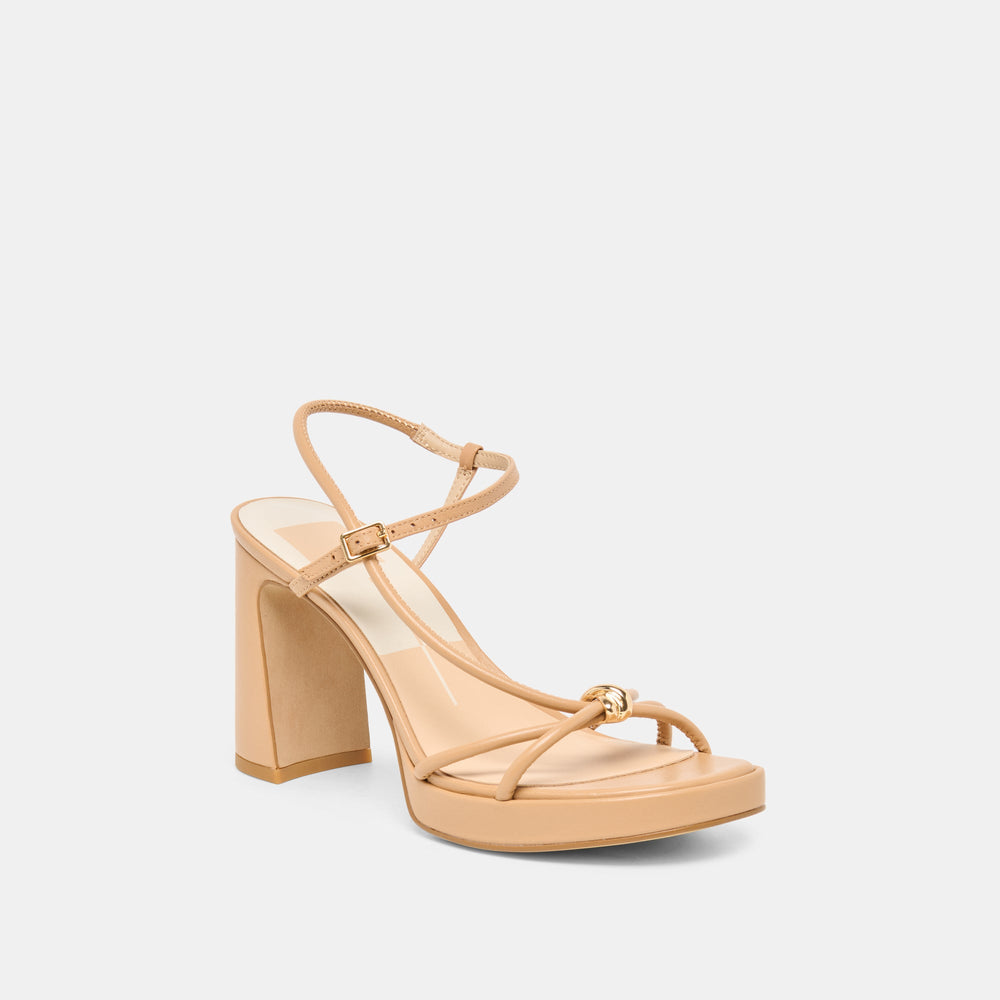 Odete Lt Tan Leather Heels / Dolce Vita