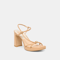 Odete Lt Tan Leather Heels / Dolce Vita