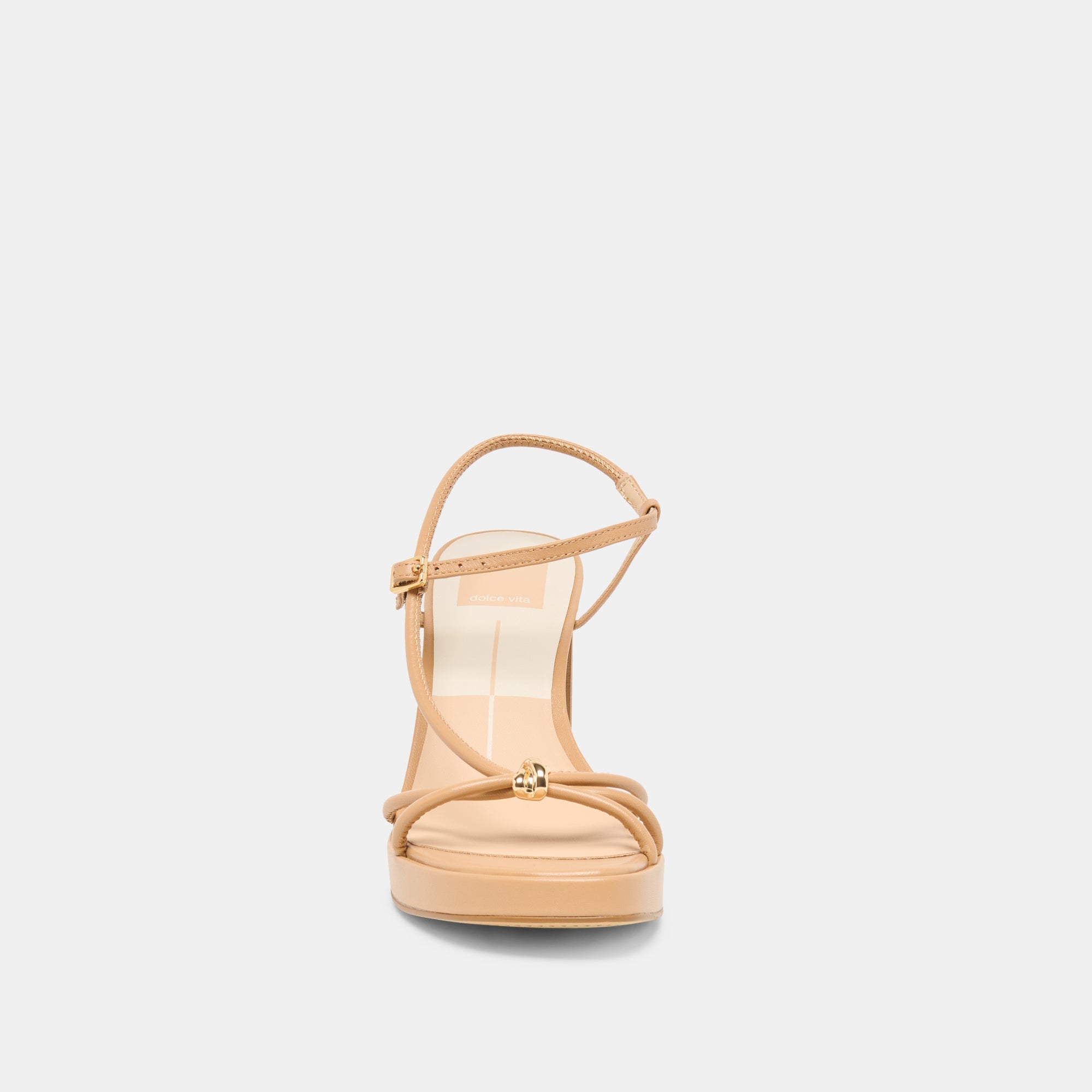Odete Lt Tan Leather Heels / Dolce Vita