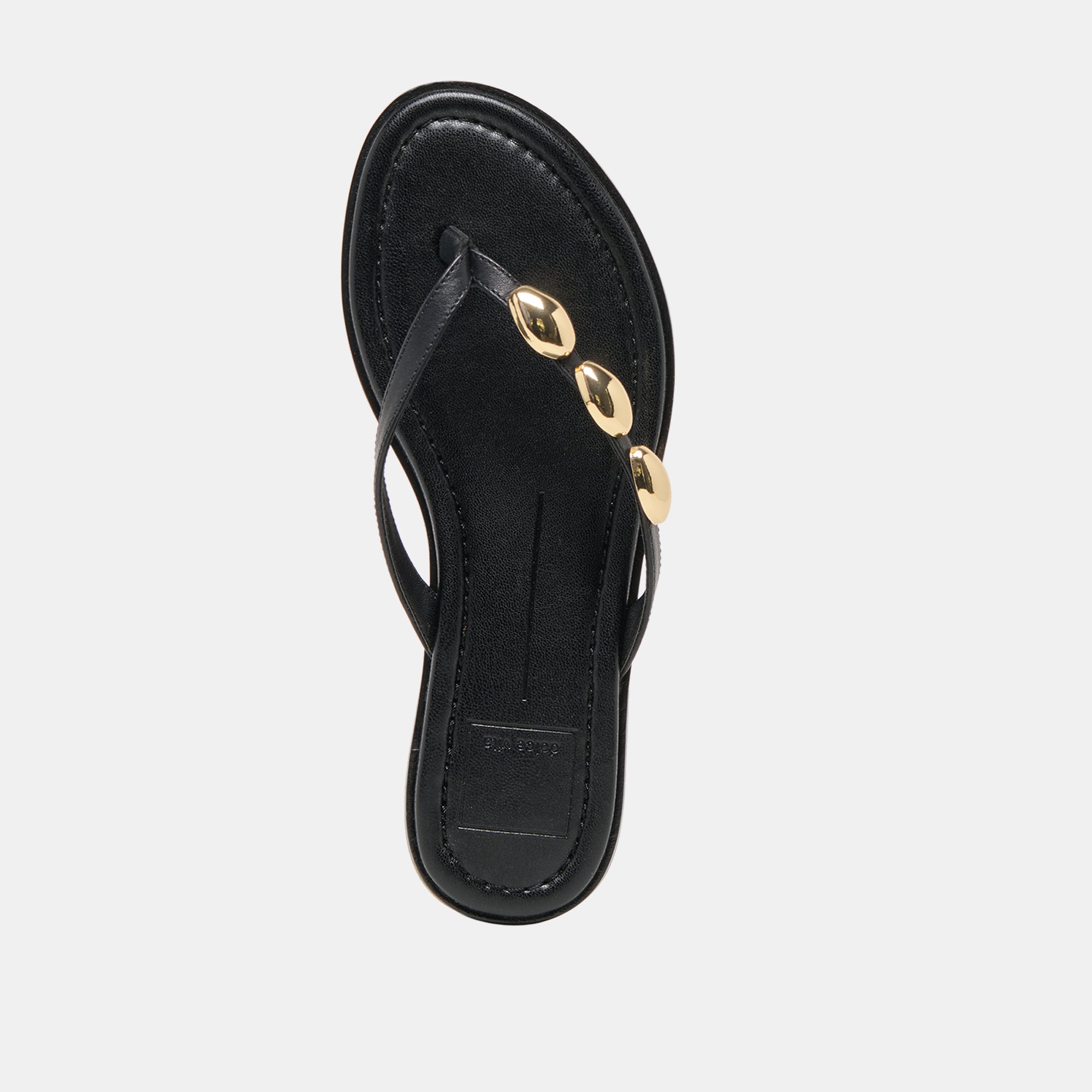 Juny Black Leather Sandals / Dolce Vita
