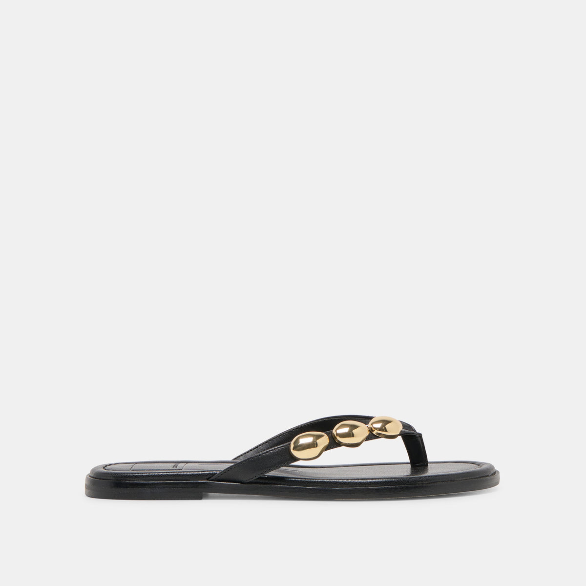 Juny Black Leather Sandals / Dolce Vita