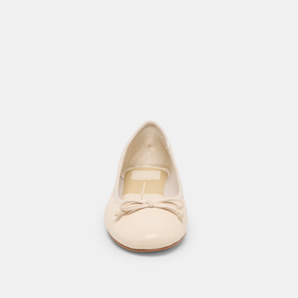 Ritla Bone Leather Ballet Flats / Dolce Vita