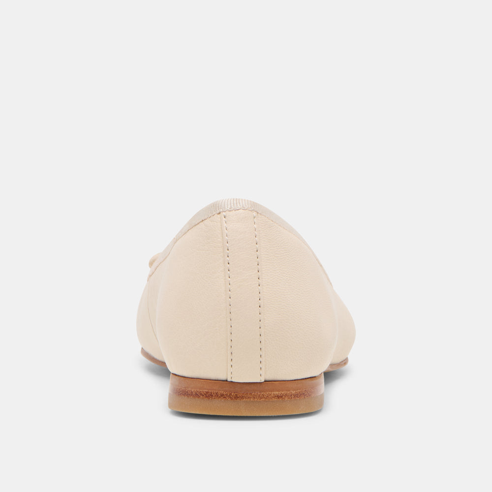 Ritla Bone Leather Ballet Flats / Dolce Vita