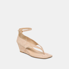 Quinny Bamboo Suede Wedges / Dolce Vita