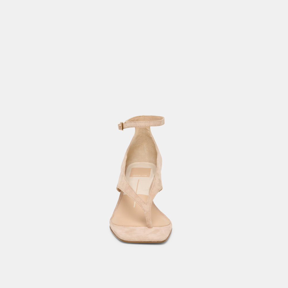 Quinny Bamboo Suede Wedges / Dolce Vita