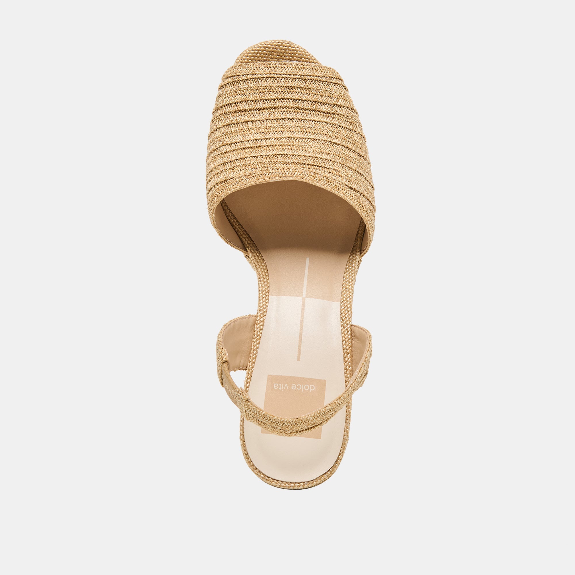 Akera Natural Raffia Wedges / Dolce Vita