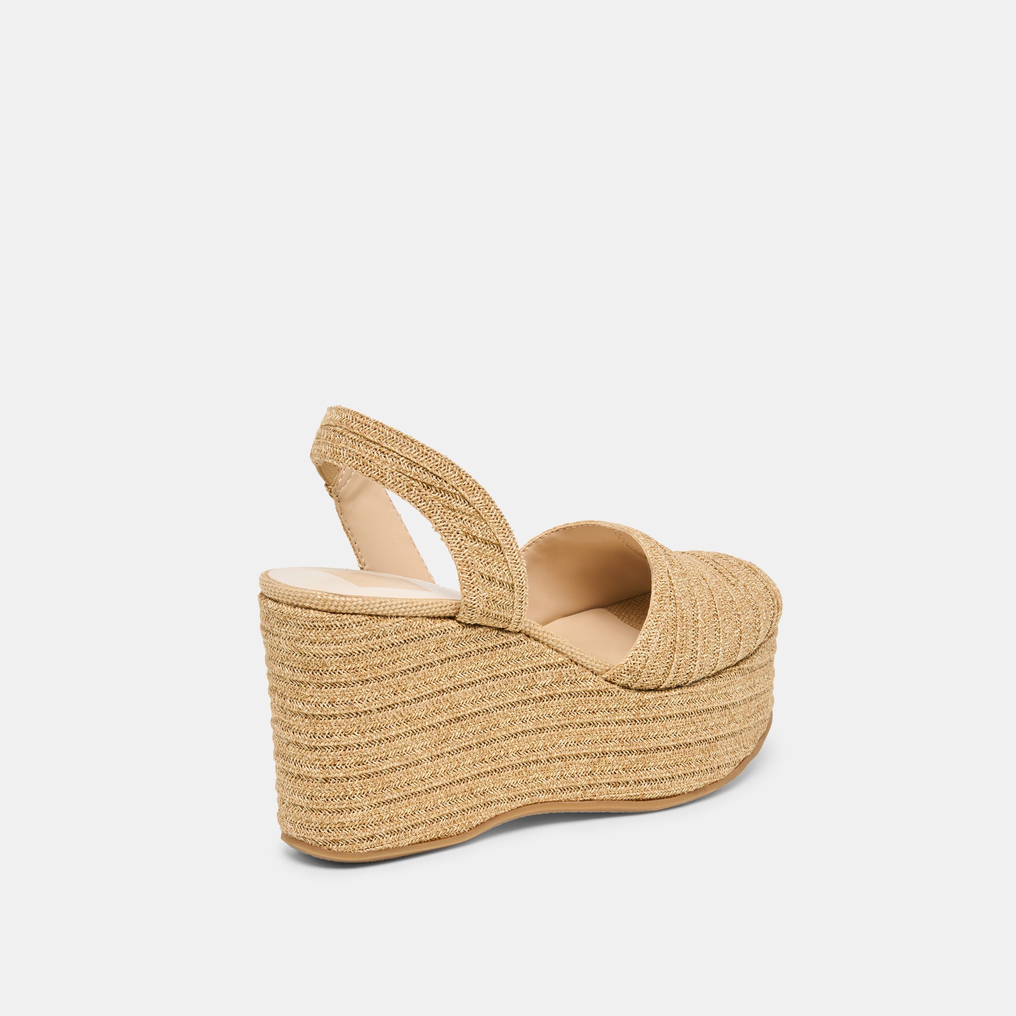 Akera Natural Raffia Wedges / Dolce Vita