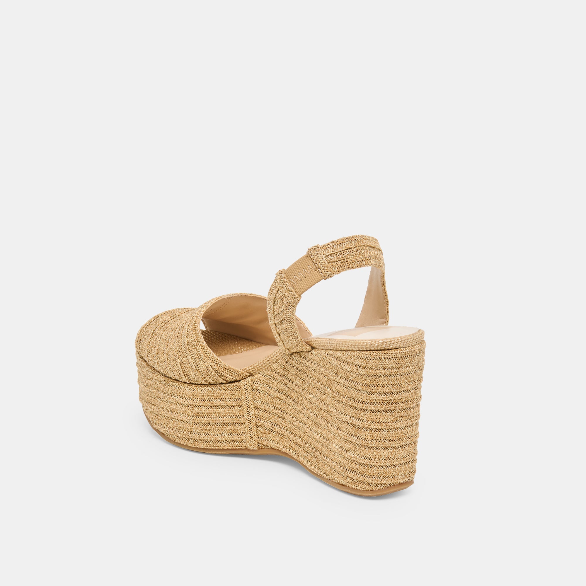 Akera Natural Raffia Wedges / Dolce Vita