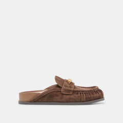 Jodero Dk Brown Suede Flats / Dolce Vita