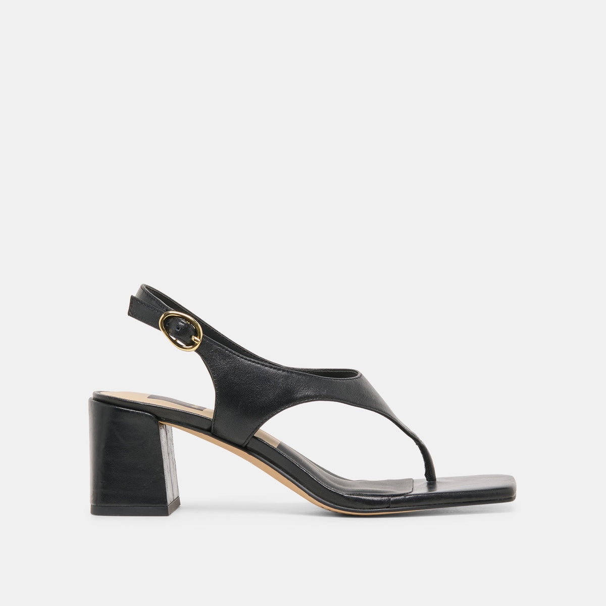 Yves Black Leather Heels / Dolce Vita