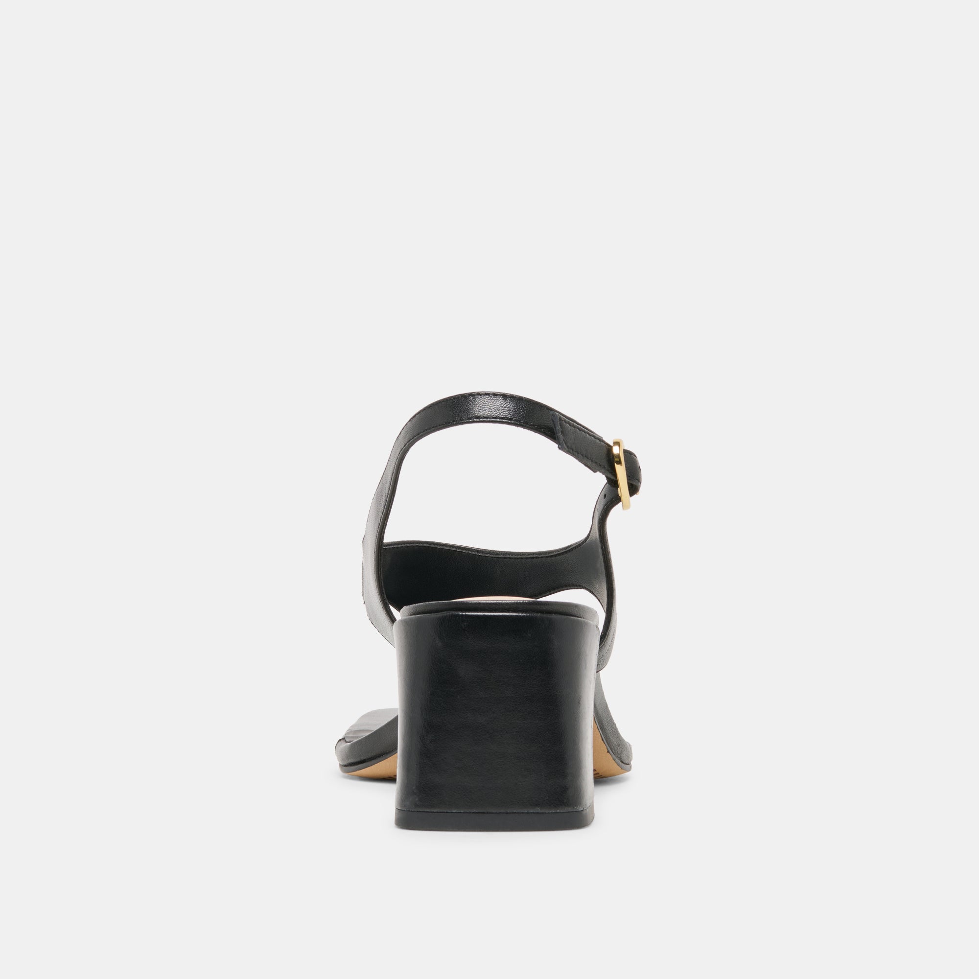 Yves Black Leather Heels / Dolce Vita