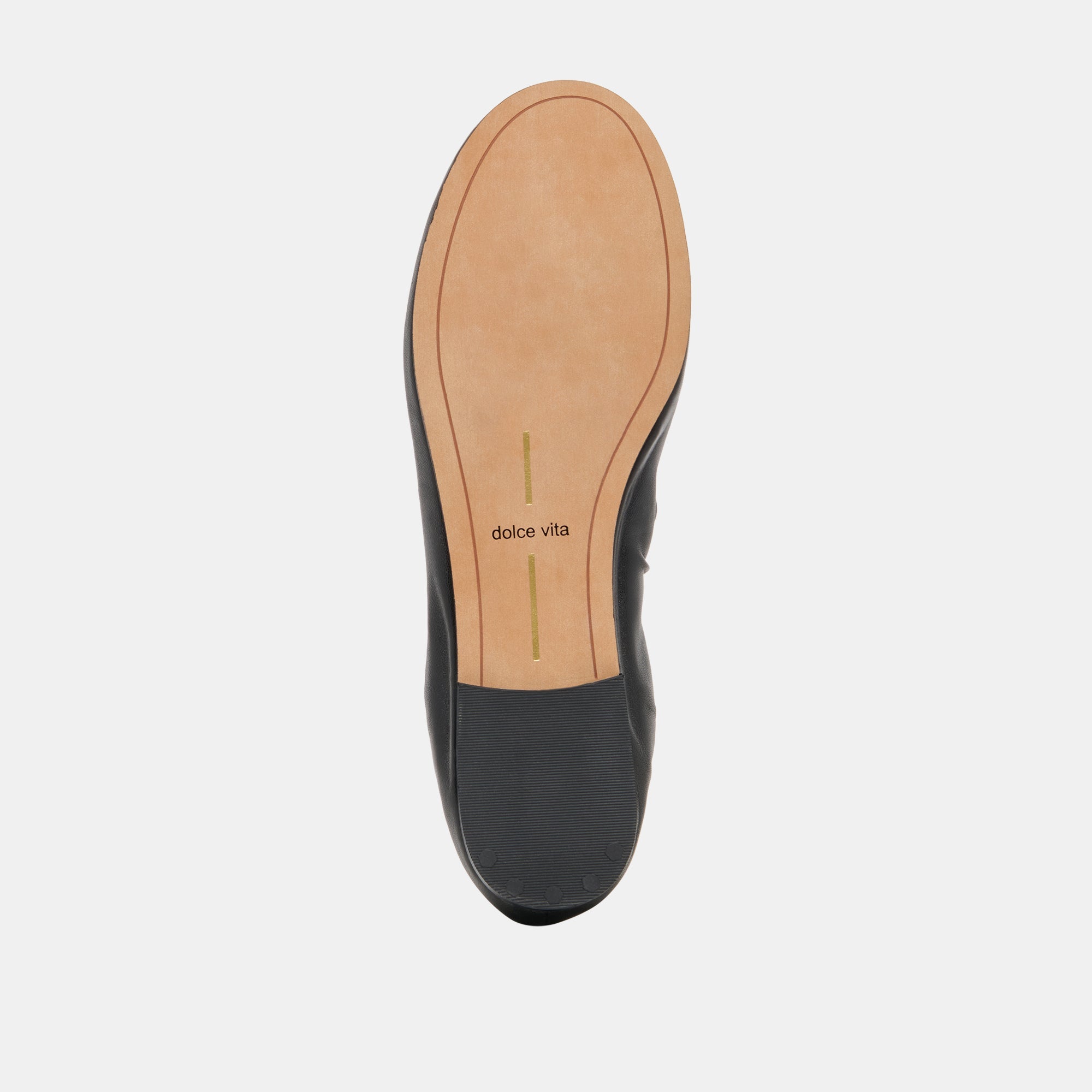 Cornel Black Leather Flats / Dolce Vita