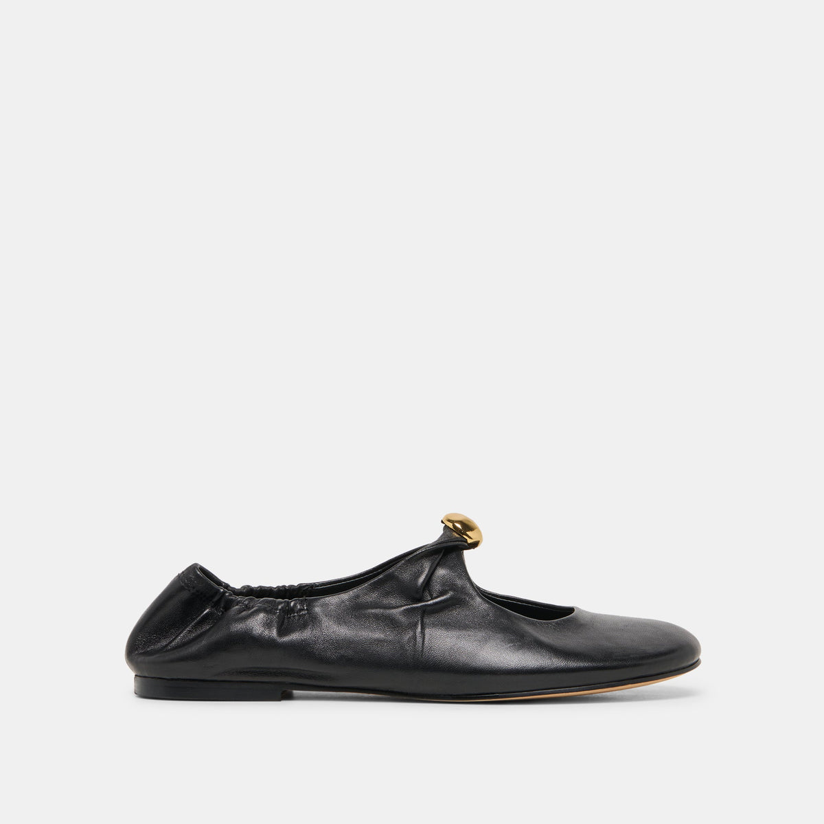 Cornel Black Leather Flats / Dolce Vita