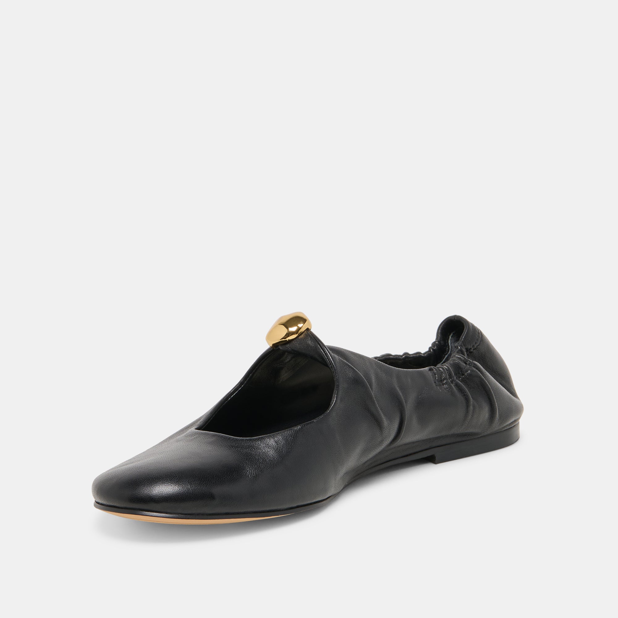 Cornel Black Leather Flats / Dolce Vita