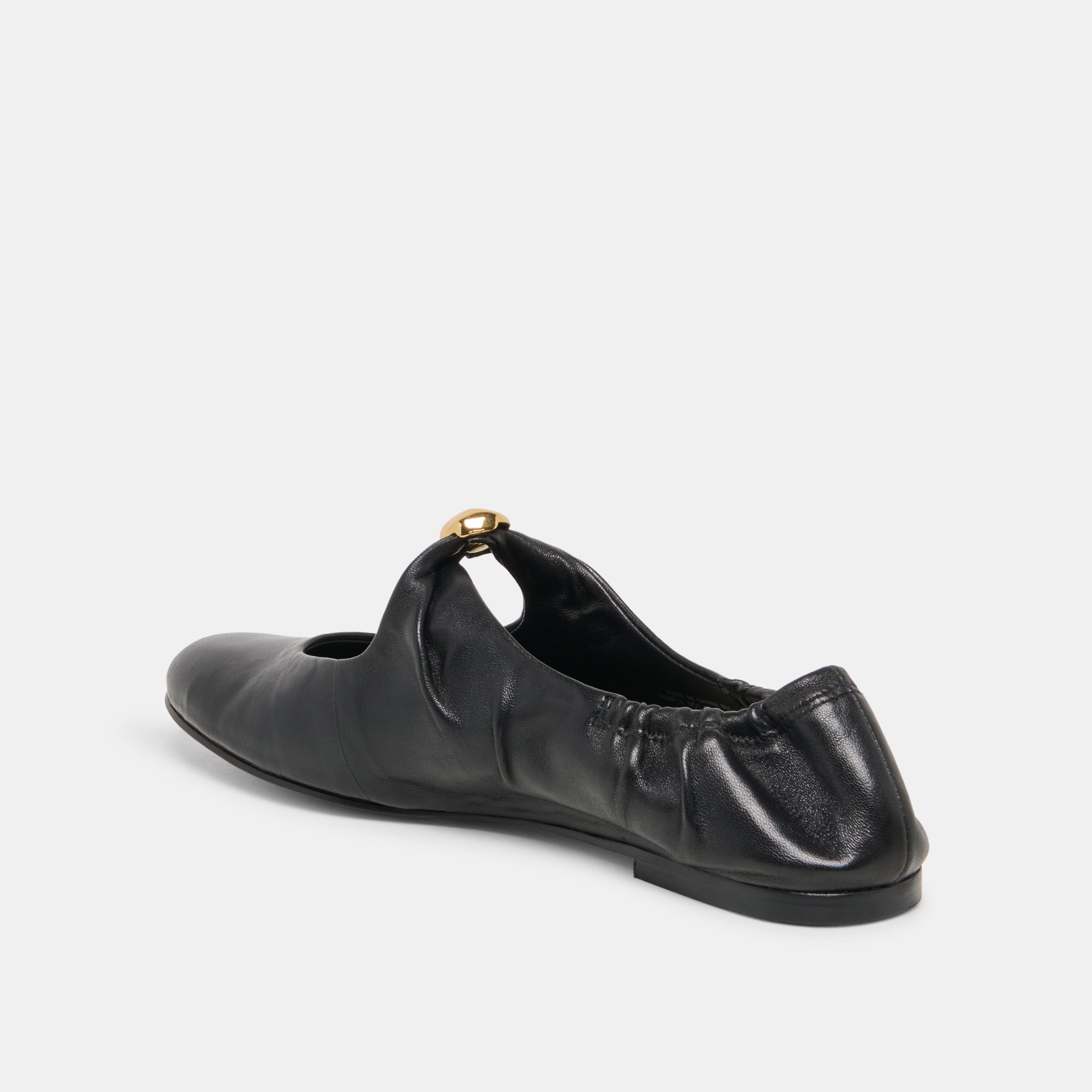 Cornel Black Leather Flats / Dolce Vita