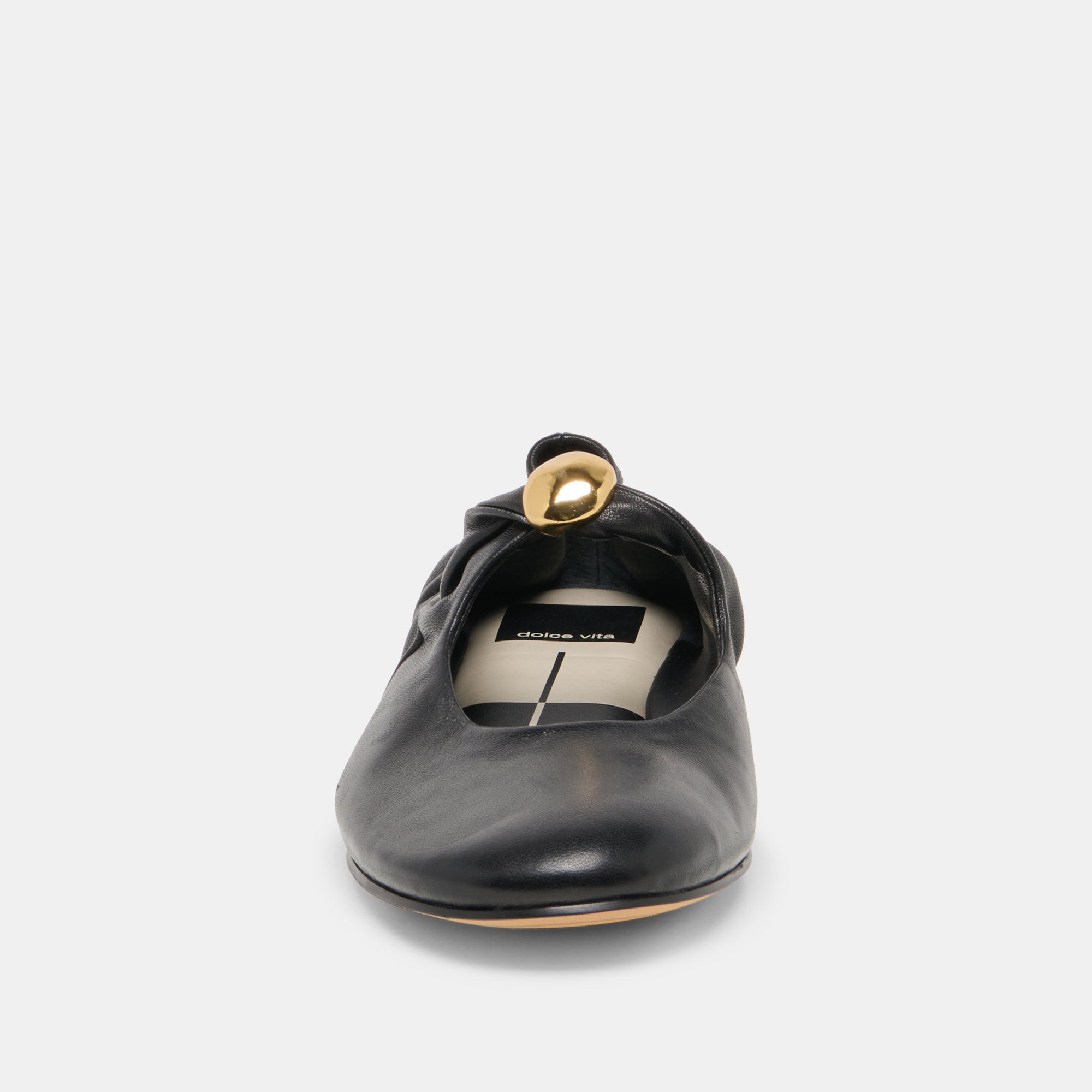 Cornel Black Leather Flats / Dolce Vita