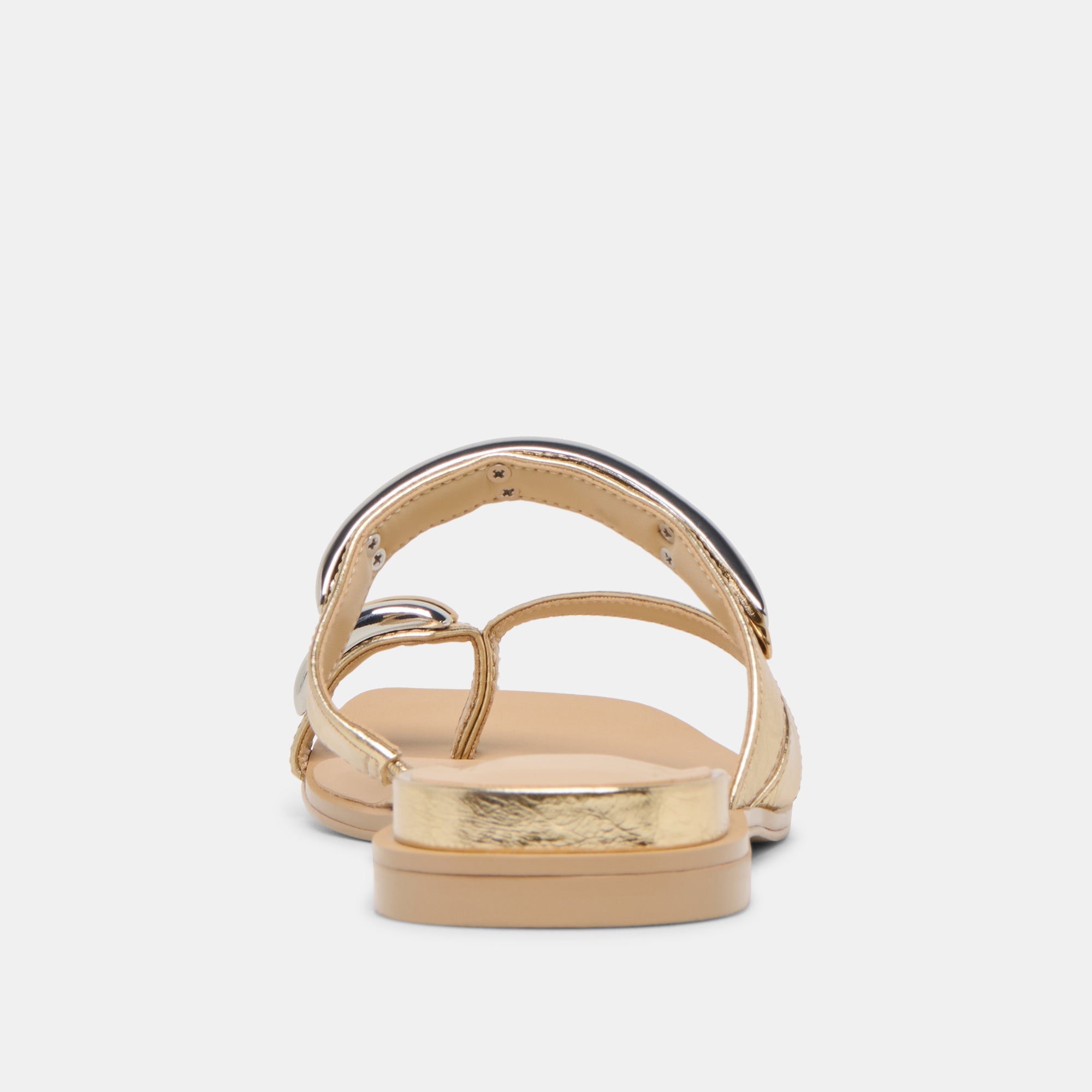 Tarina Gold Leather Sandals / Dolce Vita