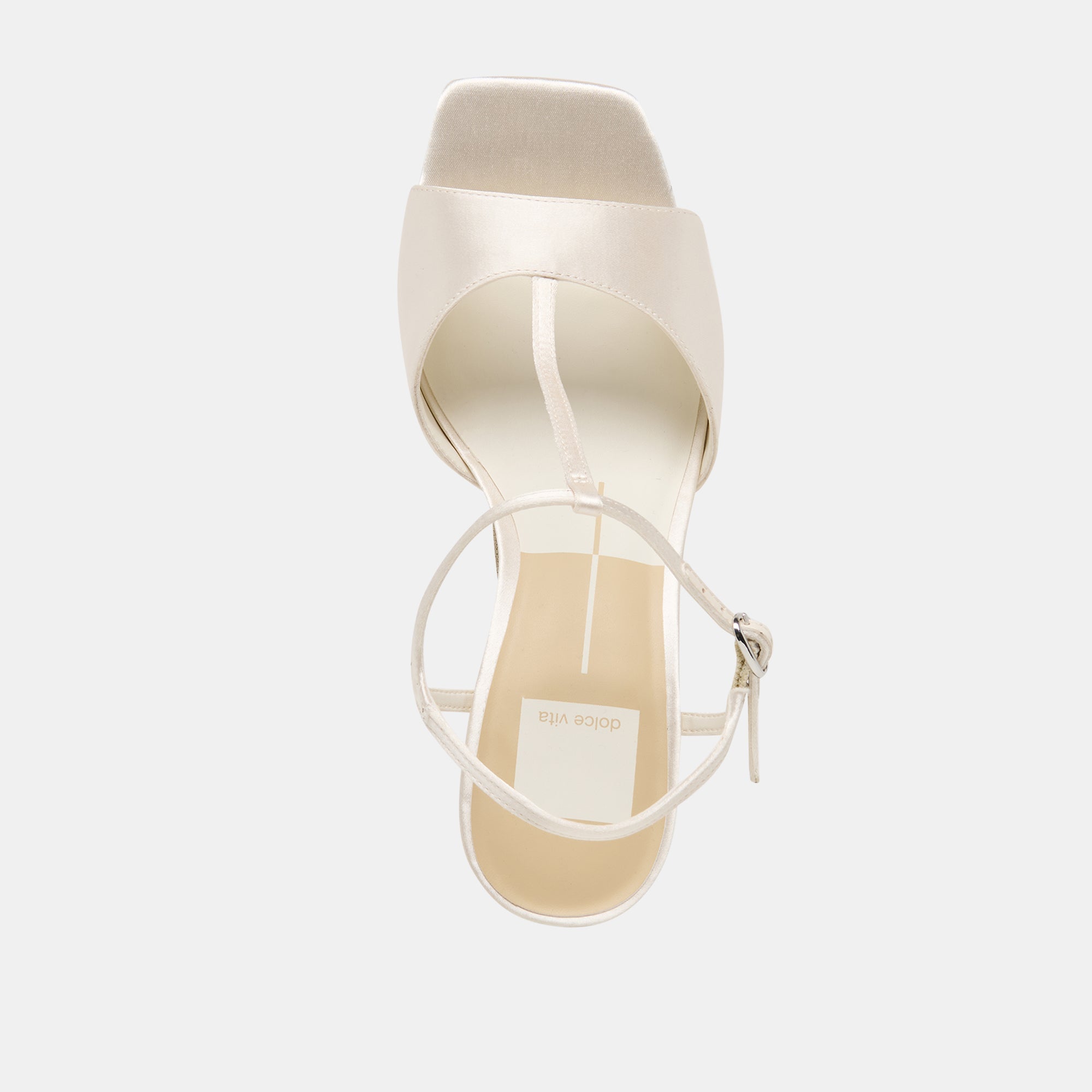 Hilery Off White Satin Heels / Dolce Vita