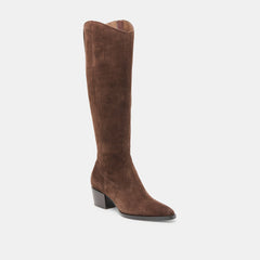 Virona H2O Waterproof Dk Brown Suede Boots / Dolce Vita