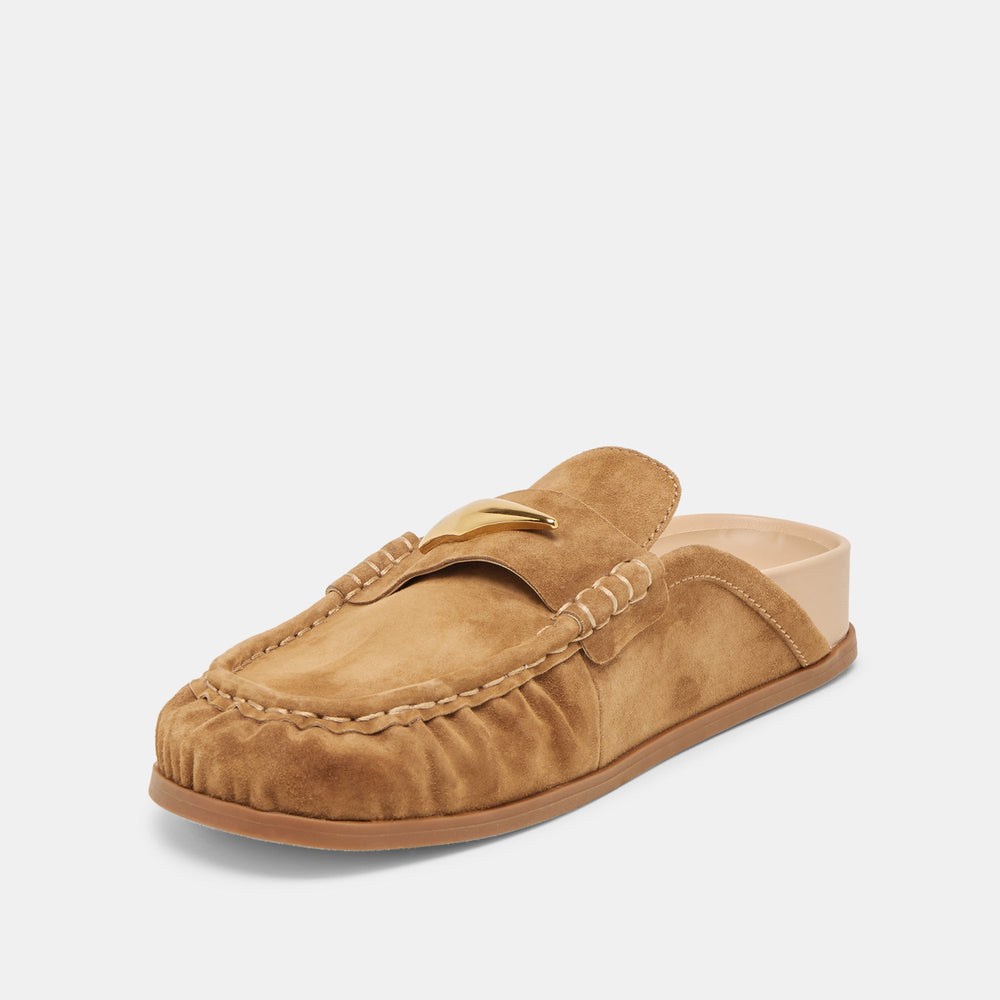 Jodero Lt Brown Suede Flats / Dolce Vita