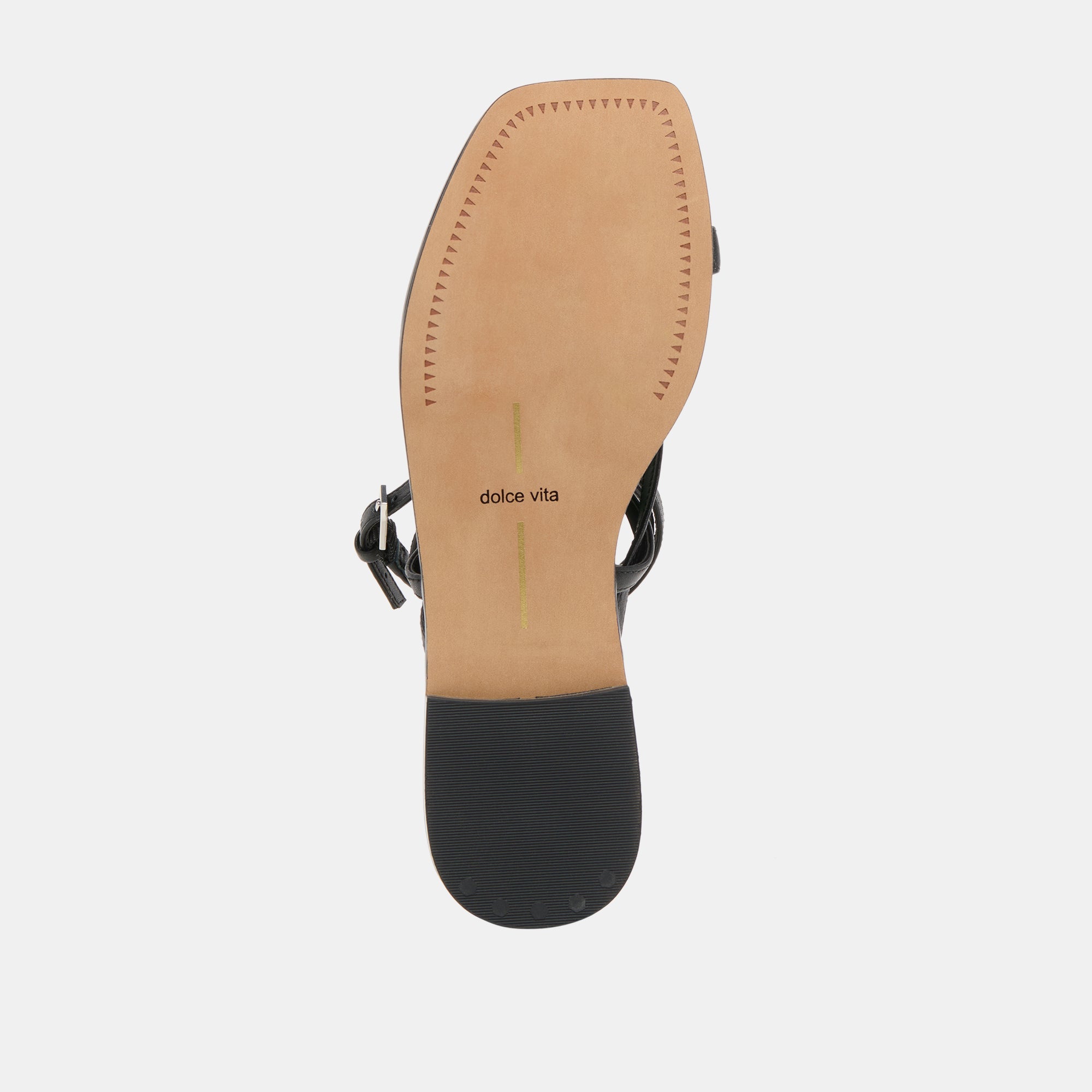 Tyrice Black Leather Sandals / Dolce Vita
