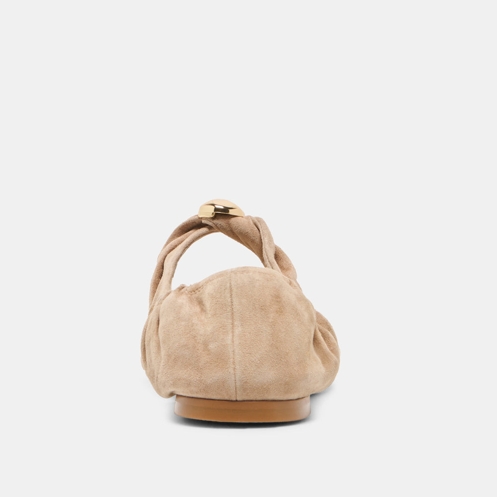 Cornel Camel Suede Flats / Dolce Vita