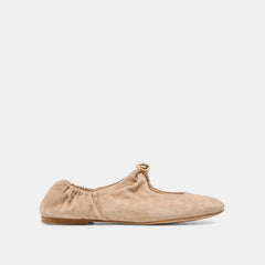 Cornel Camel Suede Flats / Dolce Vita