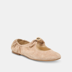 Cornel Camel Suede Flats / Dolce Vita