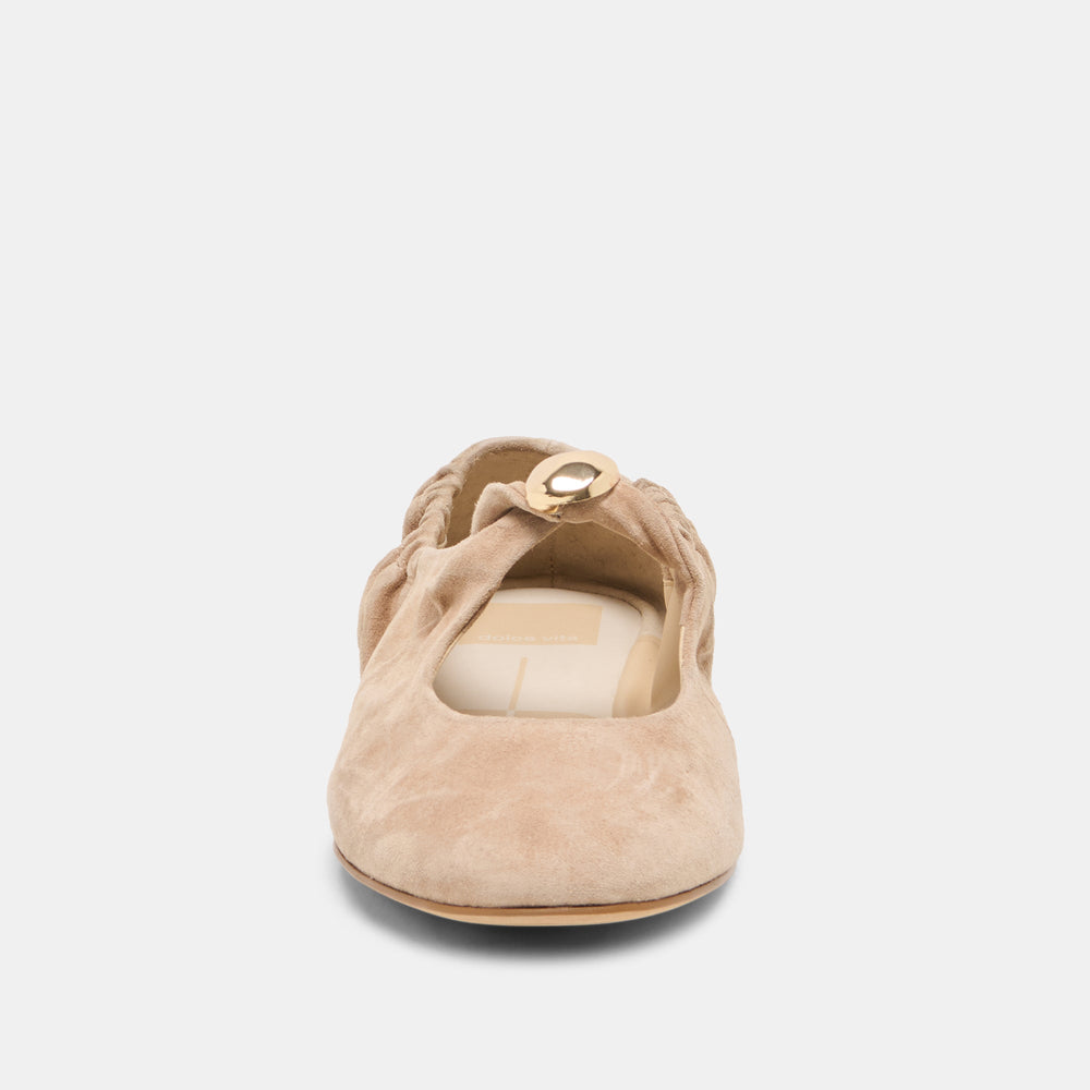Cornel Camel Suede Flats / Dolce Vita