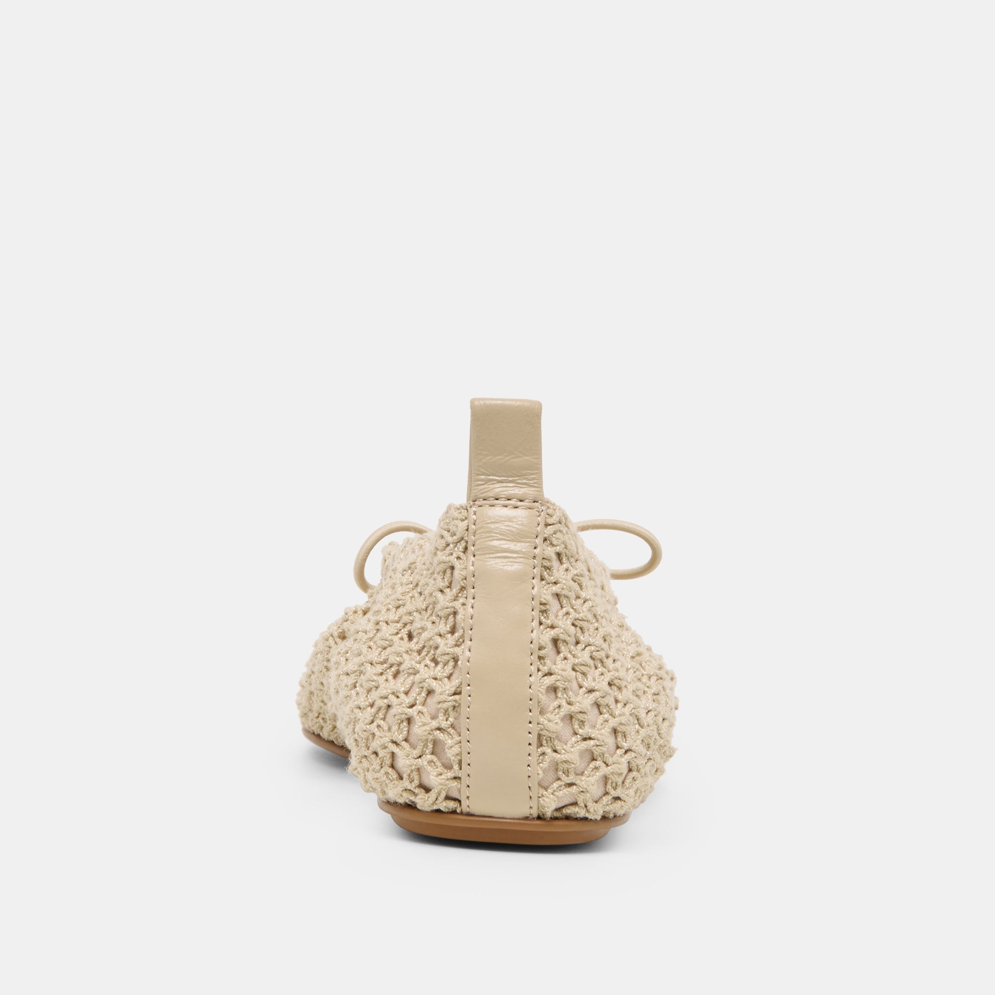 Kaylyn Oatmeal Crochet Flats / Dolce Vita