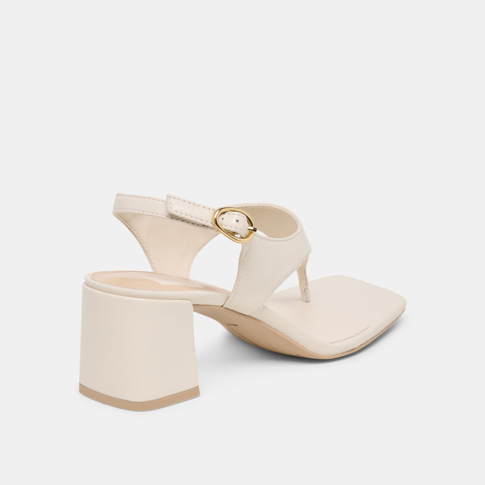 Yves Ivory Leather Heels / Dolce Vita