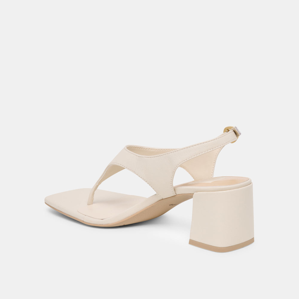 Yves Ivory Leather Heels / Dolce Vita