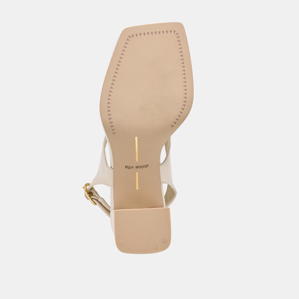 Yves Ivory Leather Heels / Dolce Vita